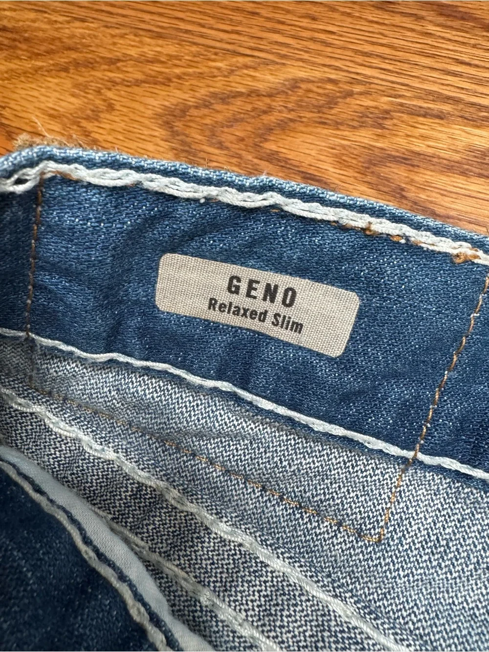Vintage True Religion Y2K Jeans Geno Relaxed Slim Men’s Size 38 Vtg 2000s